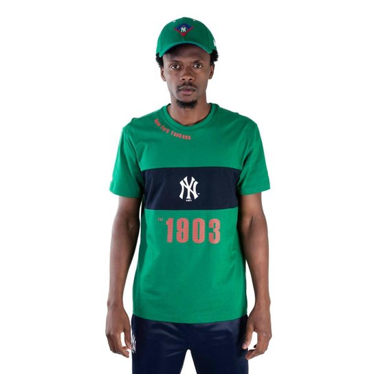 Camiseta New York Yankees Fresh Ribbon New Era Masculina - Verde