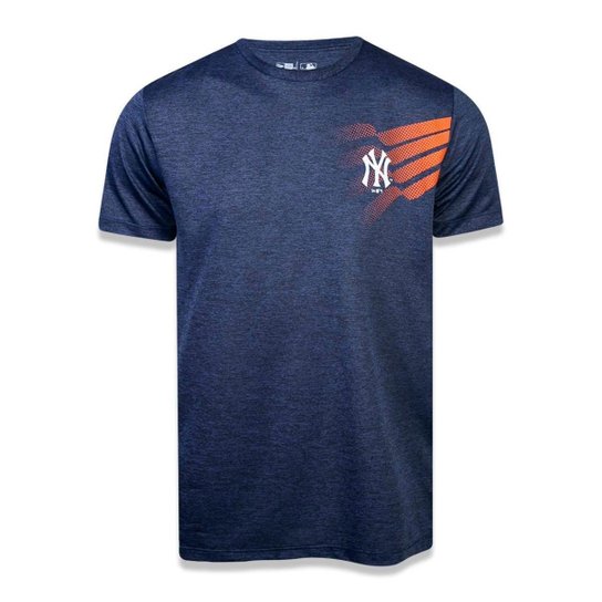 Camiseta New York Yankees Performance One New Era Masculina - Mescla+Marinho