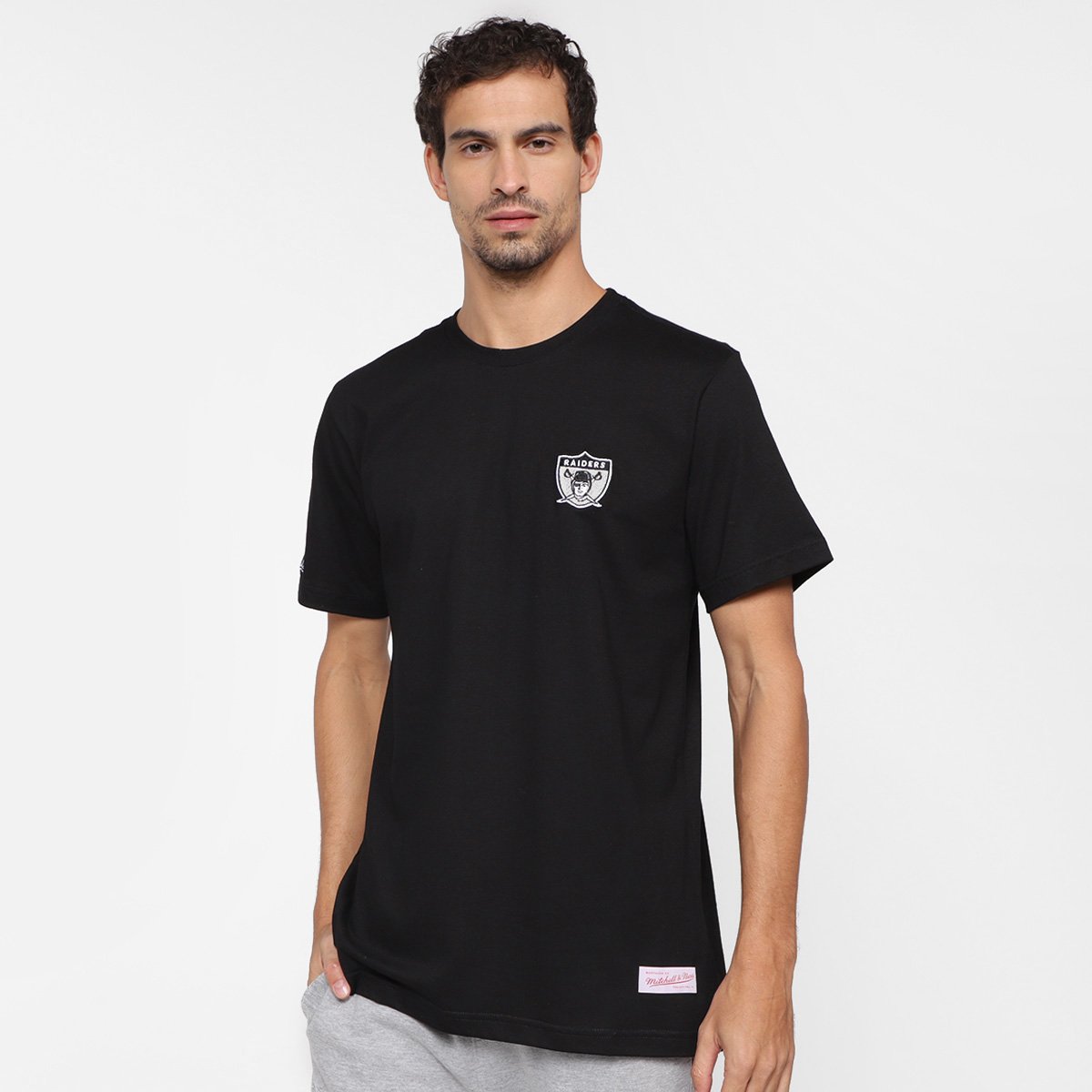 Camiseta NFL Oakland Raiders Mitchell & Ness Masculina