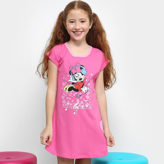 Camisola Infantil Lupo Minnie Feminina - Pink