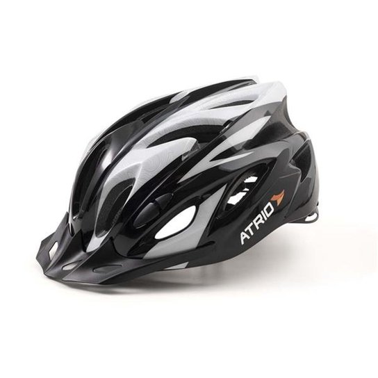 Capacete Atrio para Ciclismo MTB Inmold 2.0 Viseira Removível 19 Entradas de Ventilação - Cinza