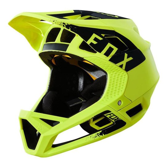Capacete Fox Proframe Mink - Amarelo