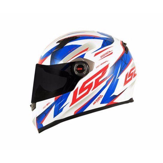 Capacete LS2 Draze - Azul+Vermelho