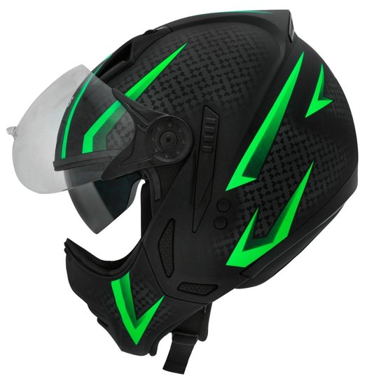 Capacete Peels Mirage Storm - Preto+verde