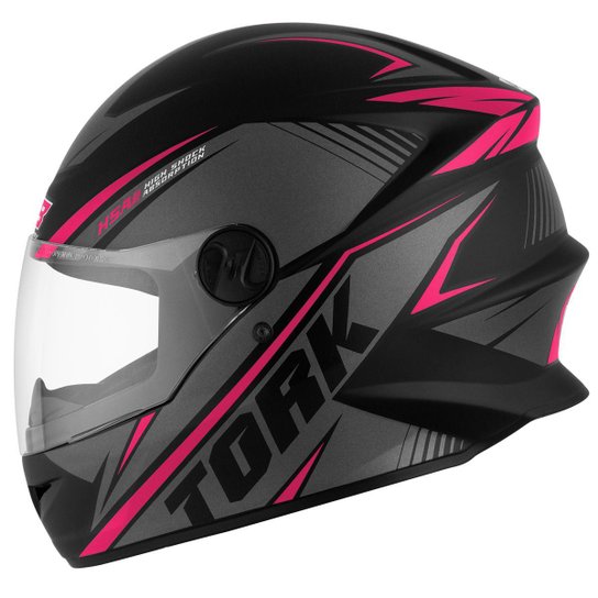 Capacete Pro Tork Liberty 4 R8 - Preto+Pink