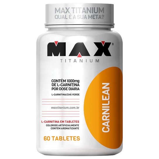 Carnilean 60 Tabs - L-Carnitina e Chá Verde - Max Titanium -