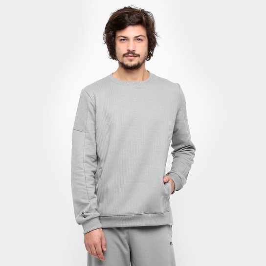 Casaco Fila Matelasse Masculina - Cinza