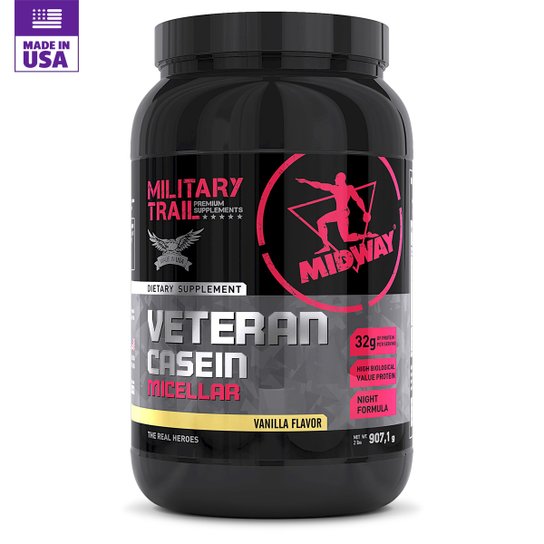 Caseína Military Trail Mycellar Veteran 907g - Midway USA -