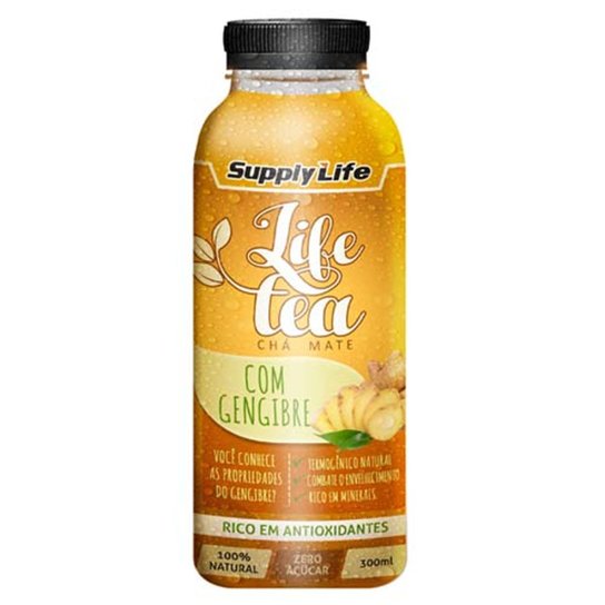 Chá Mate com Gengibre - Supply Life - 300ml -
