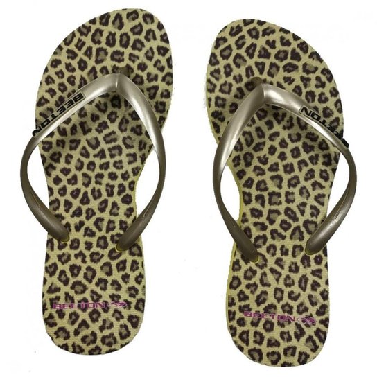 Chinelo Beeton Haikai Feminino - Dourado