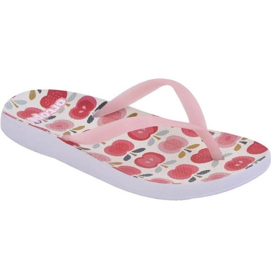 Chinelo Infantil Ortopé Maça - Branco
