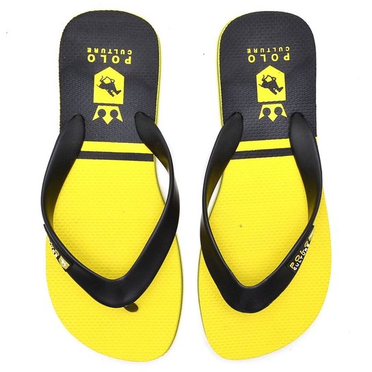 Chinelo Polo Culture Masculino - Amarelo