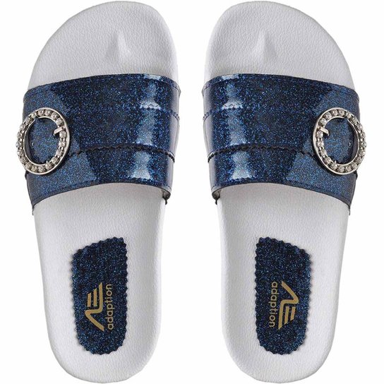 Chinelo Slide Adaption Feminino - Azul