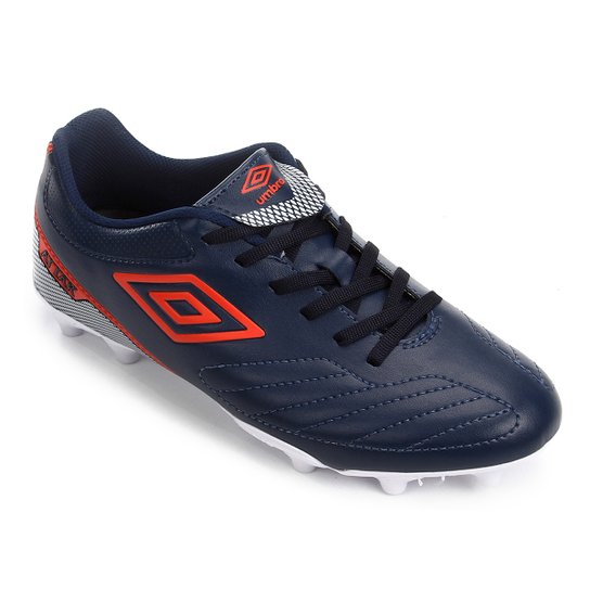 Chuteira Campo Umbro Attak 2 - Marinho+Prata