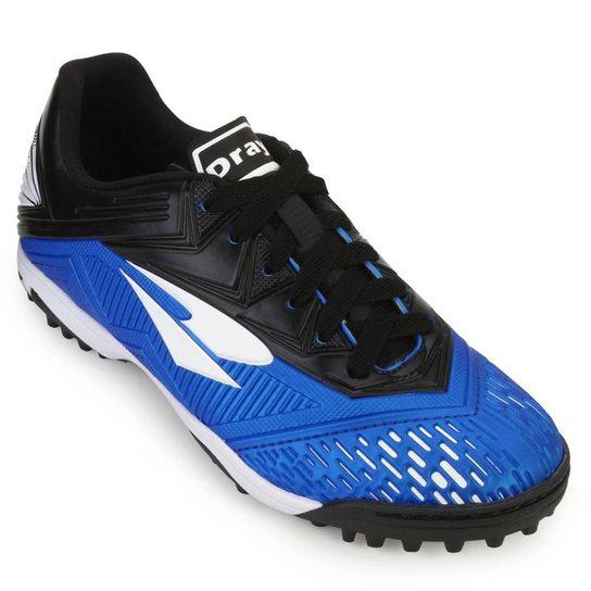 Chuteira Futsal Dray Top Fly IV - Azul+Branco