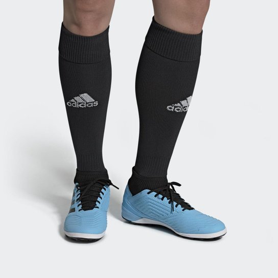 Chuteira Society Adidas Predator 19 3 - Azul