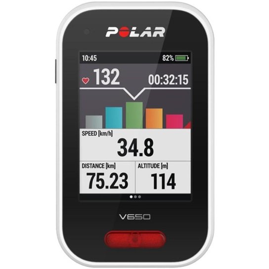 Ciclocomputador GPS Premium Polar - Preto