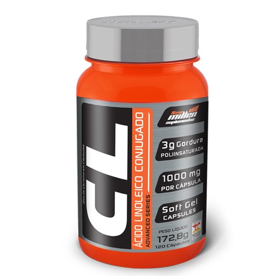 Cl Acido Linoleico Conjugado New Millen 120 Cáps -
