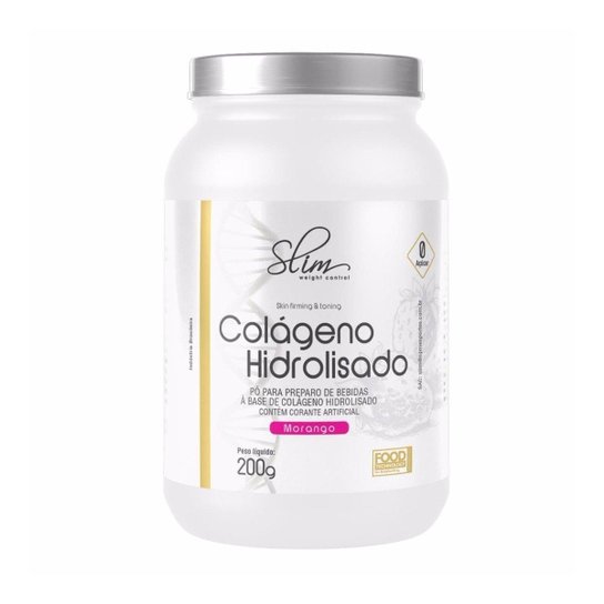 Colagéno Hidrolisado Slim Weight Control 200G Morango -