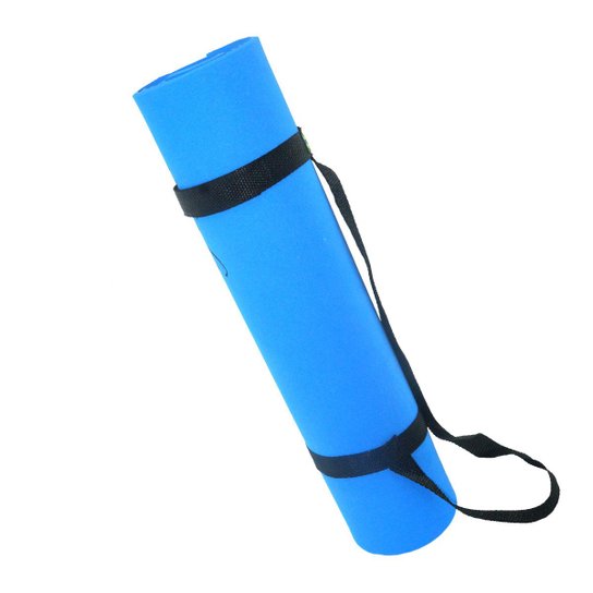 Colchonete Tapete Yoga/Pilates Em EVA C/ Alça - Azul