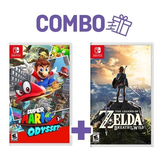 Combo Super Mario Odyssey + The Legend Of Zelda: B - Incolor