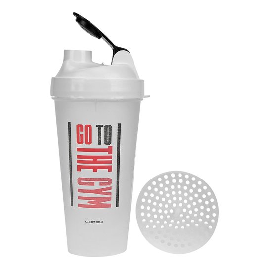 Coqueteleira Gonew F 600ml - Branco+Preto
