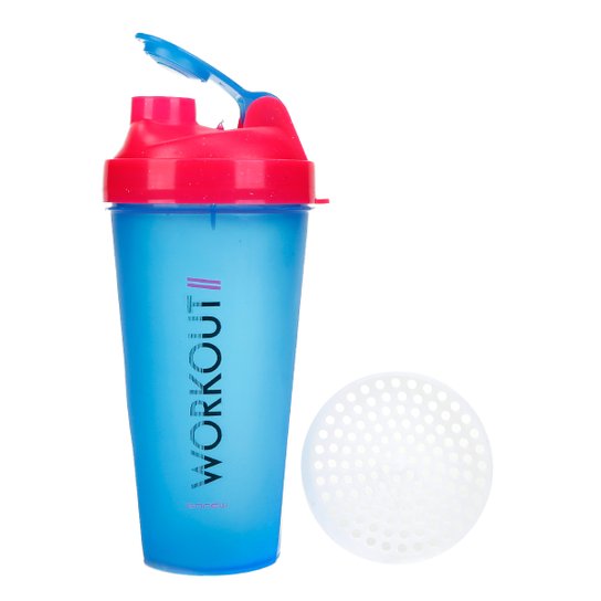 Coqueteleira Gonew F 600ml - Azul+Rosa