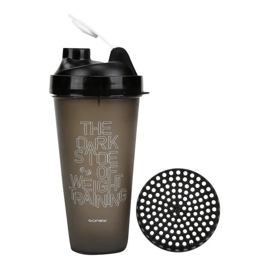 Coqueteleira Gonew M 600ml - Preto+Off White