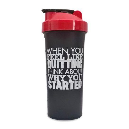 Coqueteleira Slim - 600ml - OtimaNutri - Preto