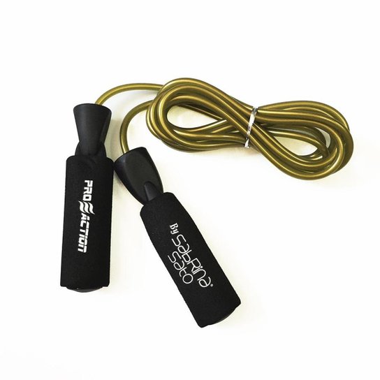 Corda com Rolamento Gold Proaction - Dourado
