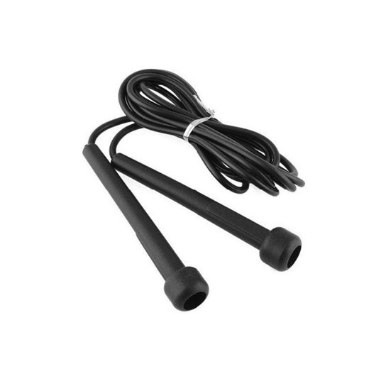 Corda De Pular Em Pvc Yangfit Com Rolamento - Preto