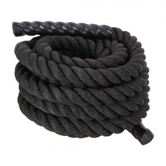 Corda Naval para Treinamento de CrossFit Nylon 10 metros - Preto