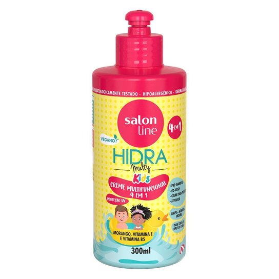 Creme Salon Line Hidra Kids Multifuncional 300ml - Incolor