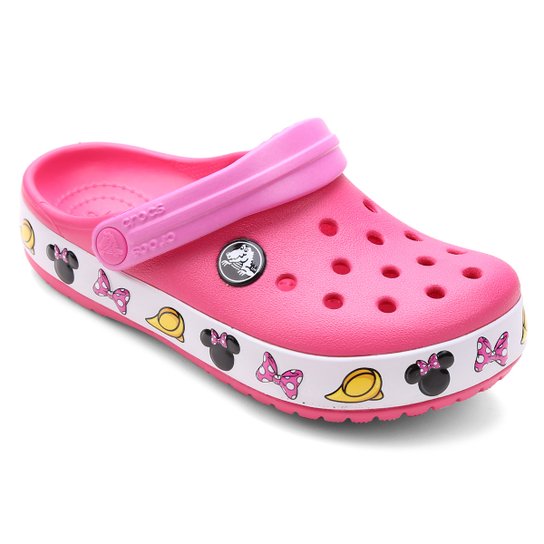 Crocs Infantil Crocband Minnie Clog K - Pink