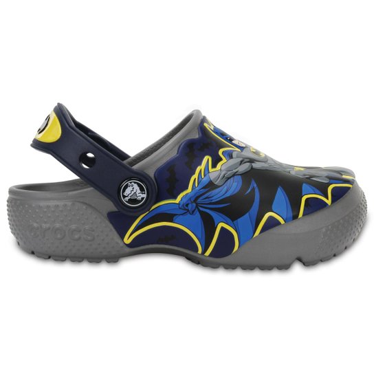 Crocs Infantil Funlab Batman Masculino - Cinza