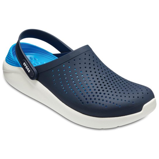 Crocs LiteRide Clog - Azul+Branco