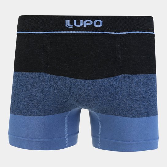 Cueca Boxer Lupo Sem Costura - Azul