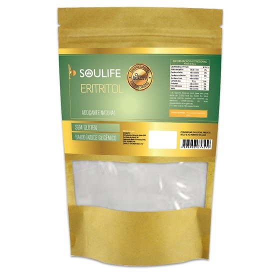 Eritritol 250g - Soulife - Incolor