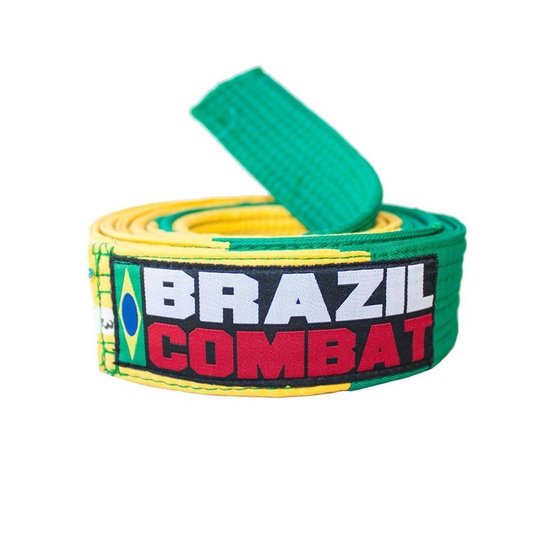 Faixa Jiu Jitsu Brazil Combat - Amarelo
