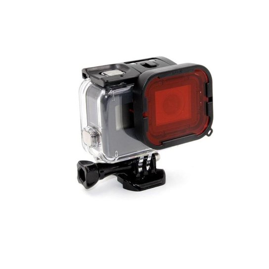Filtro para Mergulho para GoPro Hero 5, 6, 7 - Vermelho
