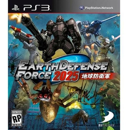 Game Ps3 Earth Defense Force 2025 Br - Incolor