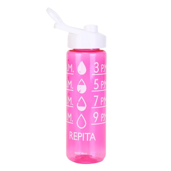 Garrafa Gonew Repita 700 ML - Rosa+Branco