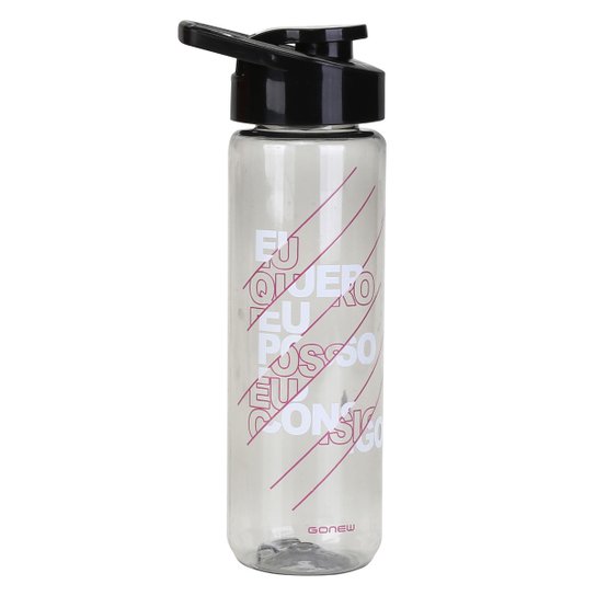 Garrafa Gonew Steps 700 ML - Grafite+Preto