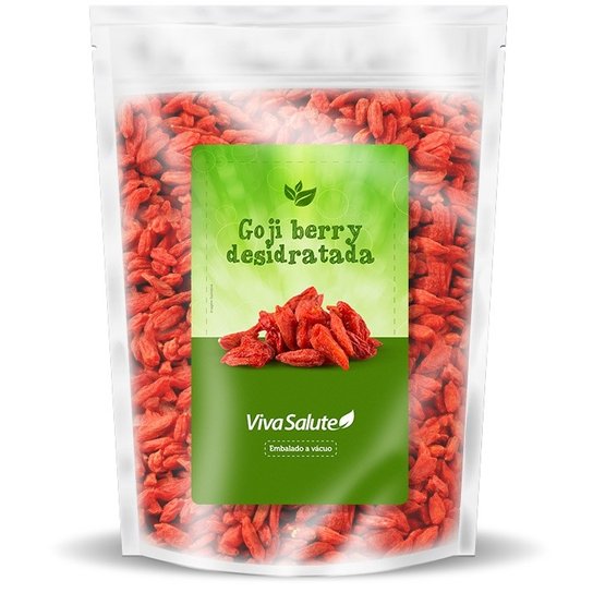 Goji Berry Desidratado Viva Salute Embalado a Vácuo - 1 Kg -