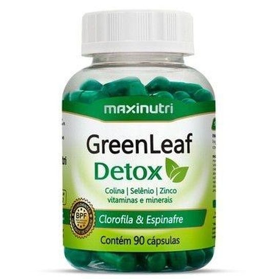 Green Leaf Detox - 90 cápsulas - Maxinutri -