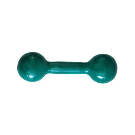 Halter Emborrachado 5 Kg Para Academia Unidade - Verde
