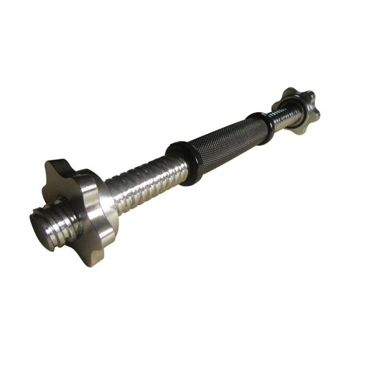 Haltere em Aço Maciço para Musculação Pelegrin PEL-14SB 35cm - Preto