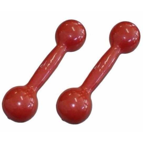 Halteres Par Emborrachado Peso Para Musculação 2kg Cada - Roxo