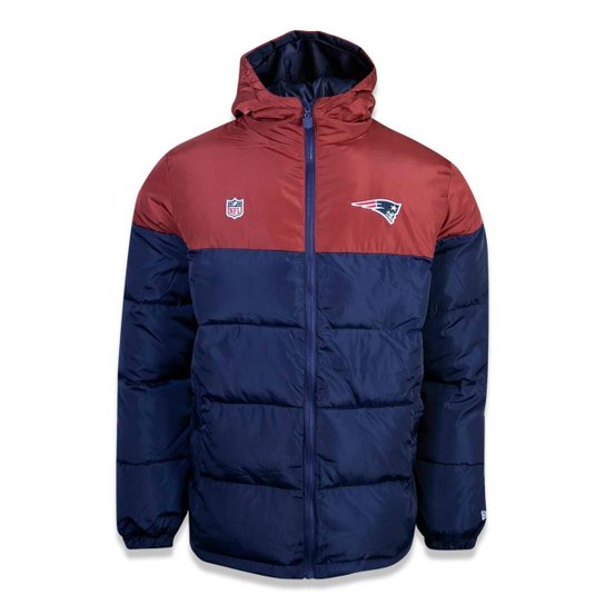 Jaqueta Bomber New England Patriots NFL New Era - Vermelho+Marinho