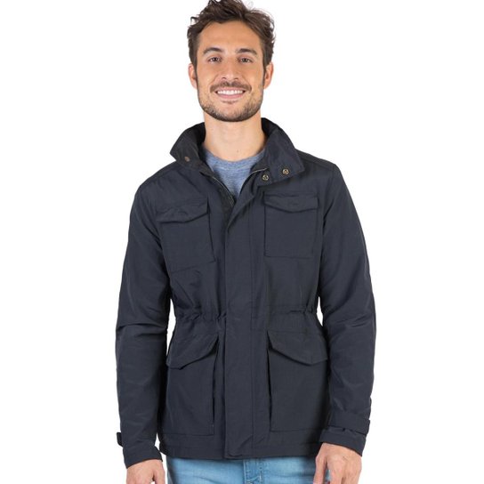 Jaqueta Com Capuz Embutido Taco Masculina - Preto